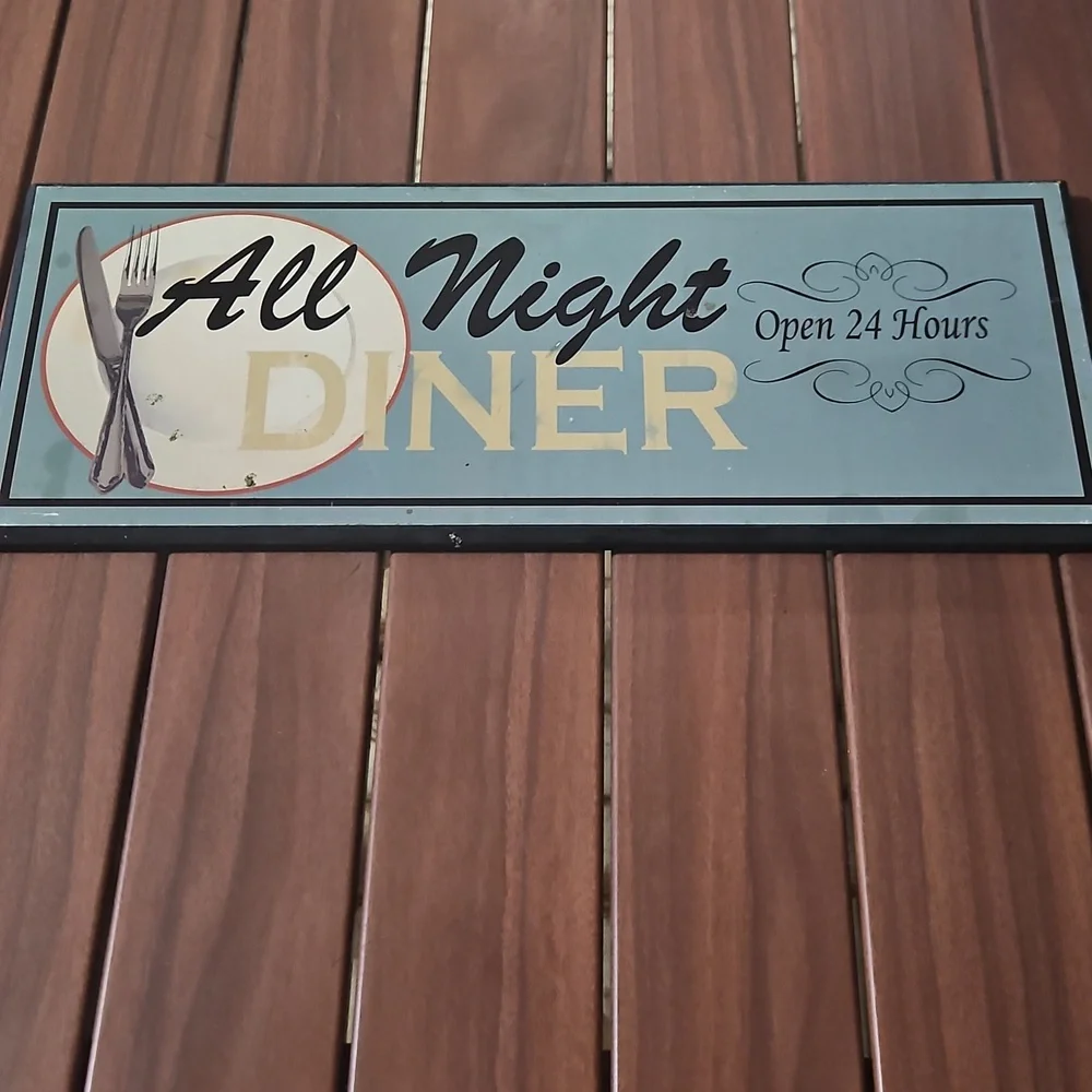 All night dinner wall decor